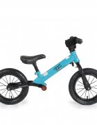 Byox Bicicleta copii fara pedale Toto Blue 12 inch greutate maxima de 25 kg anvelope gonflabile husa decorativa pentru ghidon suport picioare pe ambele parti ale cadrului scaun reglabil 34-43 cm