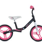 Byox Bicicleta copii fara pedale Zig-Zag Pink 12 inch roti din cauciuc EVA scaun ajustabil pe inaltime de la 36 cm pana la 45 cm de la 2 ani pana la greutatea maxima admisa de 20 kg
