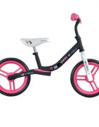 Byox Bicicleta copii fara pedale Zig-Zag Pink 12 inch roti din cauciuc EVA scaun ajustabil pe inaltime de la 36 cm pana la 45 cm de la 2 ani pana la greutatea maxima admisa de 20 kg