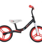 Byox Bicicleta copii fara pedale Zig-Zag Red 12 inch roti din cauciuc EVA scaun ajustabil pe inaltime de la 36 cm pana la 45 cm de la 2 ani pana la greutatea maxima admisa de 20 kg