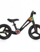 Byox Bicicleta de echilibru fara pedale pentru copii Foldy Black Design pliabil Roti 12 inch din PU rezistent Sezut ergonomic reglabil Manere confortabile antiderapante Varsta recomandata 2ani+