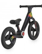 Byox Bicicleta de echilibru fara pedale pentru copii Foldy Black Design pliabil Roti 12 inch din PU rezistent Sezut ergonomic reglabil Manere confortabile antiderapante Varsta recomandata 2ani+