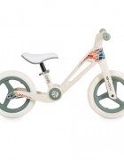 Byox Bicicleta de echilibru fara pedale pentru copii Foldy Green Design pliabil Roti 12 inch din PU rezistent Sezut ergonomic reglabil Manere confortabile antiderapante Varsta recomandata 2ani+