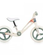 Byox Bicicleta de echilibru fara pedale pentru copii Foldy Green Design pliabil Roti 12 inch din PU rezistent Sezut ergonomic reglabil Manere confortabile antiderapante Varsta recomandata 2ani+