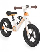 Byox Bicicleta fara pedale Orb White cu roti 12 inch gonflabile Sa reglabila de la 35cm la 41 cm Suport sticla de apa inclus Greutate maxima suportata 50 kg