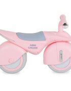 Byox Bicicleta fara pedale Ride On Mini Cruze Pink cu muzica Roti EVA late si stabile cu rulment Sezut ergonomic din piele Design compact Manere ergonomice Recomandata de la 18 luni Greutate admisa 30 kg