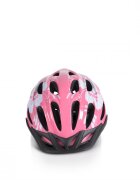 Byox Casca de protectie pentru copii Y02 Pink M marime 54-58 cmLumini LED orificii pentru ventilatie Reglator de dimensiune Vizor detasabil Captuseala detasabila