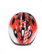 Byox Casca de protectie pentru copii Y03 Red marime 48-54 cmcu 8 orificii de ventilatie Reglator de dimensiune Captuseala detasabila Lumini LED pentru vizibilitate nocturna