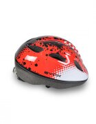 Byox Casca de protectie pentru copii Y03 Red marime 48-54 cmcu 8 orificii de ventilatie Reglator de dimensiune Captuseala detasabila Lumini LED pentru vizibilitate nocturna