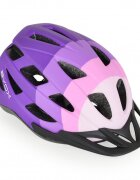 Byox Casca de protectie pentru copii Y48 Purple Marime 54-58 cmcu lumina LED Tehnologie In-Mold 17 orificii de ventilatie Reglator de dimensiune Vizor si Captuseala detasabila Lumini LED pentru vizibilitate nocturna