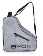 Byox Geanta cu fermoar pentru depozitare role sau patine Skate Gri cu maner reglabil si buzunar accesorii
