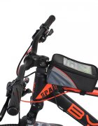 Byox Geanta pentru bicicleta cu suport pentru telefon Negru