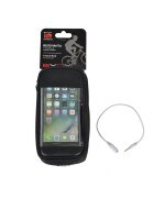 Byox Geanta pentru bicicleta cu suport pentru telefon Negru