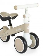 Byox Mini tricicleta de echilibru fara pedale Lils bike Beige sezut moale si reglabil pe inaltime interval de viraj limitat roti late din spuma EVA potrivita copiilor de la 1 an
