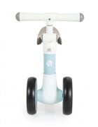 Byox Mini tricicleta de echilibru fara pedale Lils bike Blue sezut moale si reglabil pe inaltime interval de viraj limitat roti late din spuma EVA potrivita copiilor de la 1 an