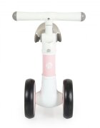 Byox Mini tricicleta de echilibru fara pedale Lils bike Pink sezut moale si reglabil pe inaltime interval de viraj limitat roti late din spuma EVA potrivita copiilor de la 1 an