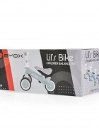 Byox Mini tricicleta de echilibru fara pedale Lils bike Pink sezut moale si reglabil pe inaltime interval de viraj limitat roti late din spuma EVA potrivita copiilor de la 1 an