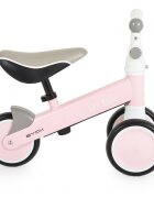 Byox Mini tricicleta de echilibru fara pedale Lils bike Pink sezut moale si reglabil pe inaltime interval de viraj limitat roti late din spuma EVA potrivita copiilor de la 1 an
