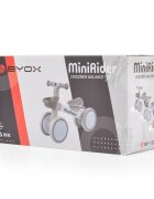 Byox Mini vehicul Ride-On de echilibru Mini Rider Roz cu scaun moale ergonomic ce poate fi reglat in doua pozitii cos frontal raza de viraj limitata roti din cauciuc Eva de la 12 luni pana la greutatea maxima de 20 kg