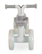 Byox Mini vehicul Ride-On de echilibru Mini Rider Verde cu scaun moale ergonomic ce poate fi reglat in doua pozitii cos frontal raza de viraj limitata roti din cauciuc Eva de la 12 luni pana la greutatea maxima de 20 kg