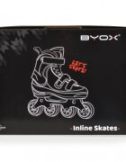 Byox Role reglabile marime 34-38 pentru copiiinterior respirabil cu spuma de amortizarecatarame reglabile cu inchidere Velcro si catarama dubla Dizzy Green