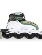 Byox Role reglabile marime 34-38 pentru copiiinterior respirabil cu spuma de amortizarecatarame reglabile cu inchidere Velcro si catarama dubla Dizzy Green