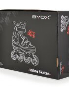 Byox Role reglabile marime 34-38 pentru copiiinterior respirabil cu spuma de amortizarecatarame reglabile cu inchidere Velcro si catarama dubla Dizzy Pink