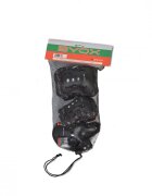 Byox Set protectii pentru copii cotiere genunchiere si brate clasa B 25-50kg Negru