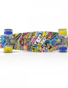 Byox Skateboard 56 cm Hipster cu lumini Led