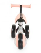 Byox Tricicleta copii fara pedale Mini Wee Pink scaun moale reglabil pe inaltime roti cu lumini raza de rotatie limitata roti late din spuma Eva de la 12 luni pana la 20 kg