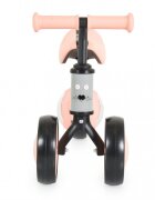 Byox Tricicleta copii fara pedale Mini Wee Pink scaun moale reglabil pe inaltime roti cu lumini raza de rotatie limitata roti late din spuma Eva de la 12 luni pana la 20 kg