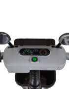 Byox Tricicleta cu pedale pentru copii Twidle Grey cu roti evasezut ergonomic reglabil cu spatarefecte de lumina si muzicaoglinzimanere ergonomicecos fata si spate pentru accesoriigreutate maxima 25kg