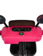Byox Tricicleta cu pedale pentru copii Twidle Pink cu roti evasezut ergonomic reglabil cu spatarefecte de lumina si muzicaoglinzimanere ergonomicecos fata si spate pentru accesoriigreutate maxima 25kg