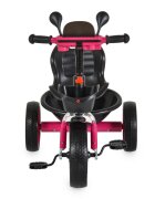 Byox Tricicleta cu pedale pentru copii Twidle Pink cu roti evasezut ergonomic reglabil cu spatarefecte de lumina si muzicaoglinzimanere ergonomicecos fata si spate pentru accesoriigreutate maxima 25kg