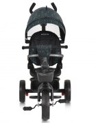 Byox Tricicleta multifunctionala pentru copii Space Blue cu roti EVAManer parinte reglabil pe inaltimeScaun rotativSpatar reglabil cu pozitie somnGhidon pliabilRoti EVA2 tipuri de suport picioareCosulet si suport pahar