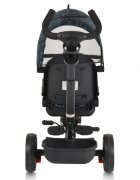 Byox Tricicleta multifunctionala pentru copii Space Blue cu roti EVAManer parinte reglabil pe inaltimeScaun rotativSpatar reglabil cu pozitie somnGhidon pliabilRoti EVA2 tipuri de suport picioareCosulet si suport pahar