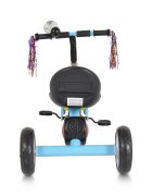 Byox Tricicleta pentru copii Bonfire Blue cu roti luminoase claxon muzica scaun reglabil 2 pozitii roti din cauciuc Eva de la 3 ani pana la 25 kg