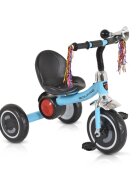 Byox Tricicleta pentru copii Bonfire Blue cu roti luminoase claxon muzica scaun reglabil 2 pozitii roti din cauciuc Eva de la 3 ani pana la 25 kg