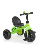 Byox Tricicleta pentru copii Cavalier Lux Green cu pedale suport sticluta apa scaun confortabil manere antiderapante structura metalica de la varsta de 3 ani pana la 25 kg