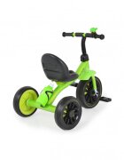 Byox Tricicleta pentru copii Cavalier Lux Green cu pedale suport sticluta apa scaun confortabil manere antiderapante structura metalica de la varsta de 3 ani pana la 25 kg