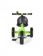 Byox Tricicleta pentru copii Cavalier Lux Green cu pedale suport sticluta apa scaun confortabil manere antiderapante structura metalica de la varsta de 3 ani pana la 25 kg
