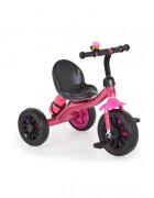 Byox Tricicleta pentru copii Cavalier Lux Pink cu pedale suport sticluta apa scaun confortabil manere antiderapante structura metalica de la varsta de 3 ani pana la 25 kg