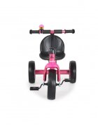 Byox Tricicleta pentru copii Cavalier Lux Pink cu pedale suport sticluta apa scaun confortabil manere antiderapante structura metalica de la varsta de 3 ani pana la 25 kg