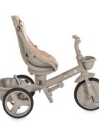 Byox Tricicleta pentru copii Fusion Beigemaner parental reglabil pe inaltimescaun rotativ la 360 gradespatar reglabil cu pozitie somnghidon pliabilroti din PUfranahusa moale2 tipuri de suport picioarebara detasabila