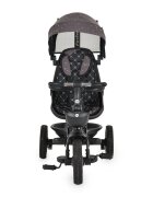 Byox Tricicleta pentru copii Fusion Greymaner parental reglabil pe inaltimescaun rotativ la 360 gradespatar reglabil cu pozitie somnghidon pliabilroti din PUfranahusa moale2 tipuri de suport picioarebara detasabila