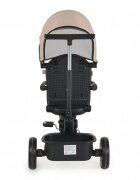 Byox Tricicleta pentru copii Jasper Beige pliabila cu maner parental spatar reglabil scaun rotativ greutate admisa 25 kg