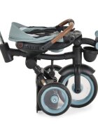 Byox Tricicleta pentru copii Jasper Green pliabila cu maner parental spatar reglabil scaun rotativ greutate admisa 25 kg