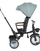 Byox Tricicleta pentru copii Jasper Green pliabila cu maner parental spatar reglabil scaun rotativ greutate admisa 25 kg