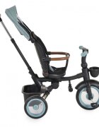 Byox Tricicleta pentru copii Jasper Green pliabila cu maner parental spatar reglabil scaun rotativ greutate admisa 25 kg