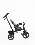 Byox Tricicleta pentru copii Quick Grey cu roti EVA sezut reversibil suport pentru picioare frana pe rotile din spate si maner cu control al directiei